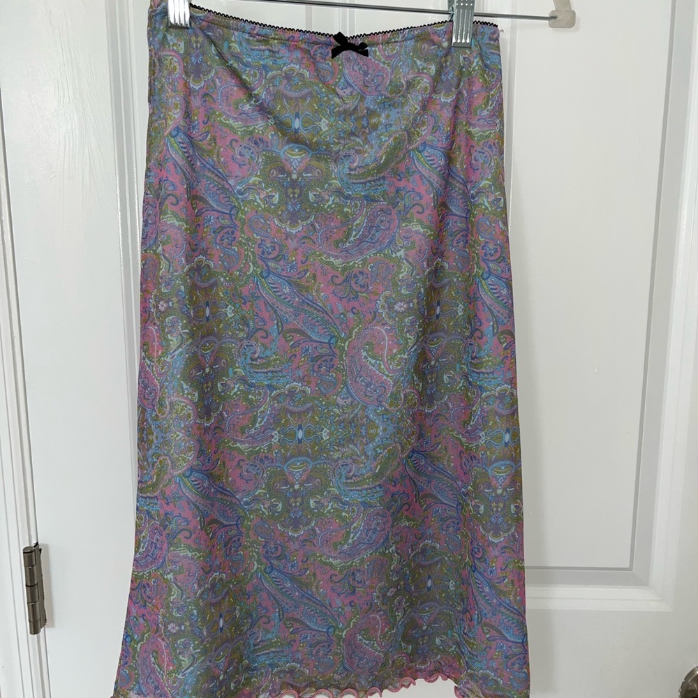 Paisley Print Women's Skirt